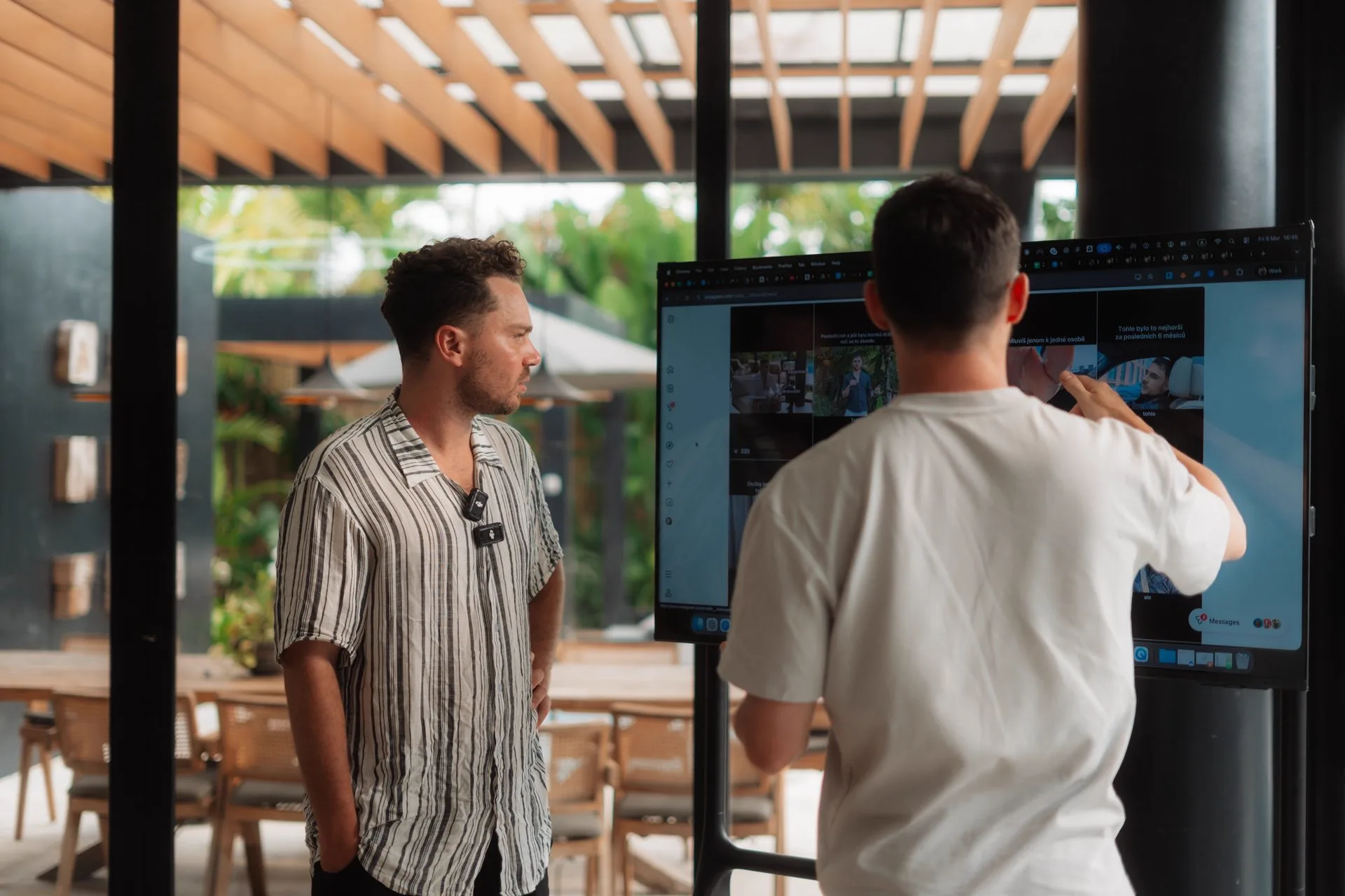 Creators and entrepreneurs connecting at Creator House