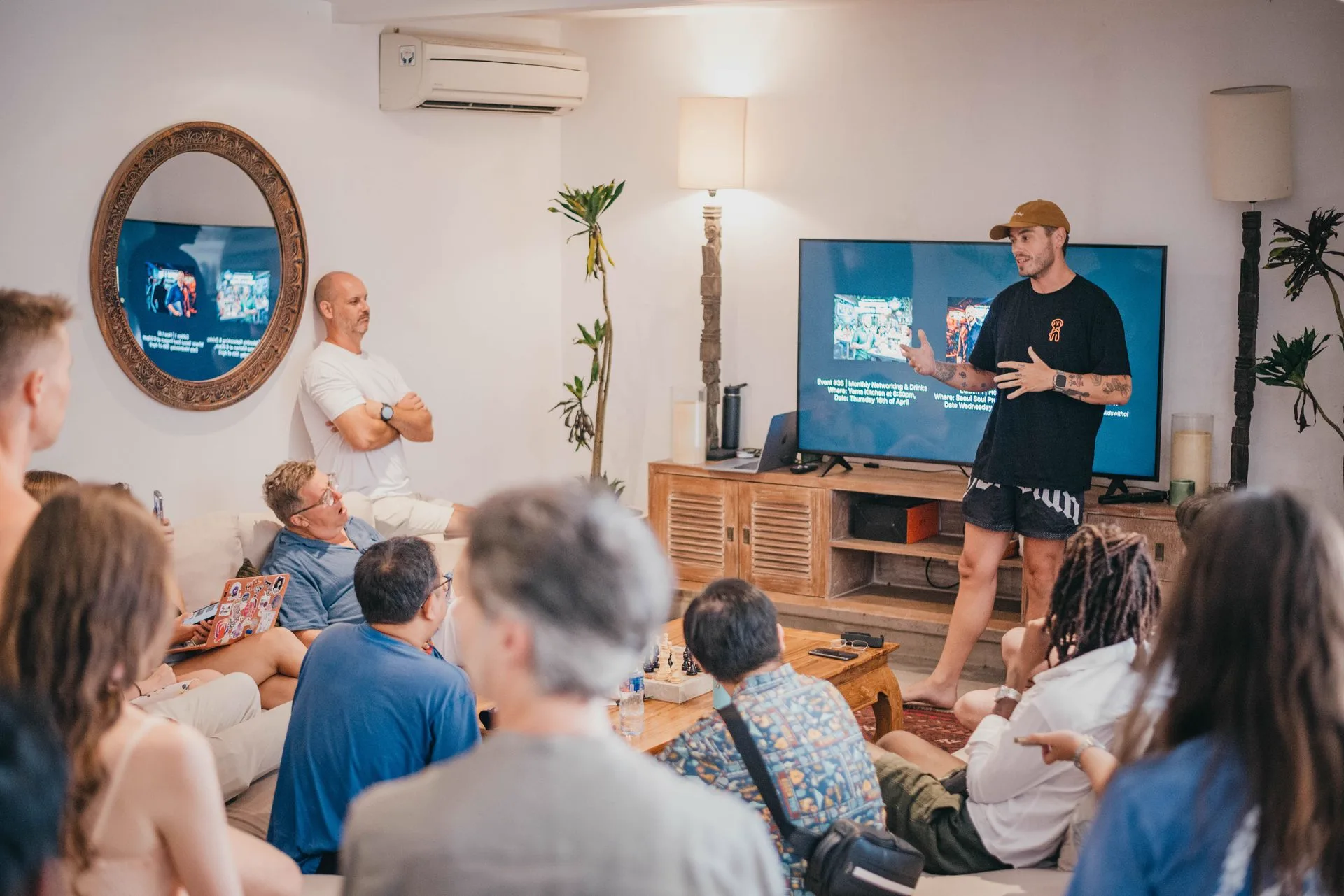 Creator House team working together in Bali